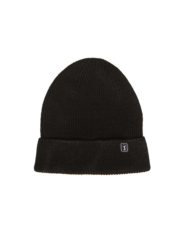 Recycled Polyester Golf Beanie (Caviar) 