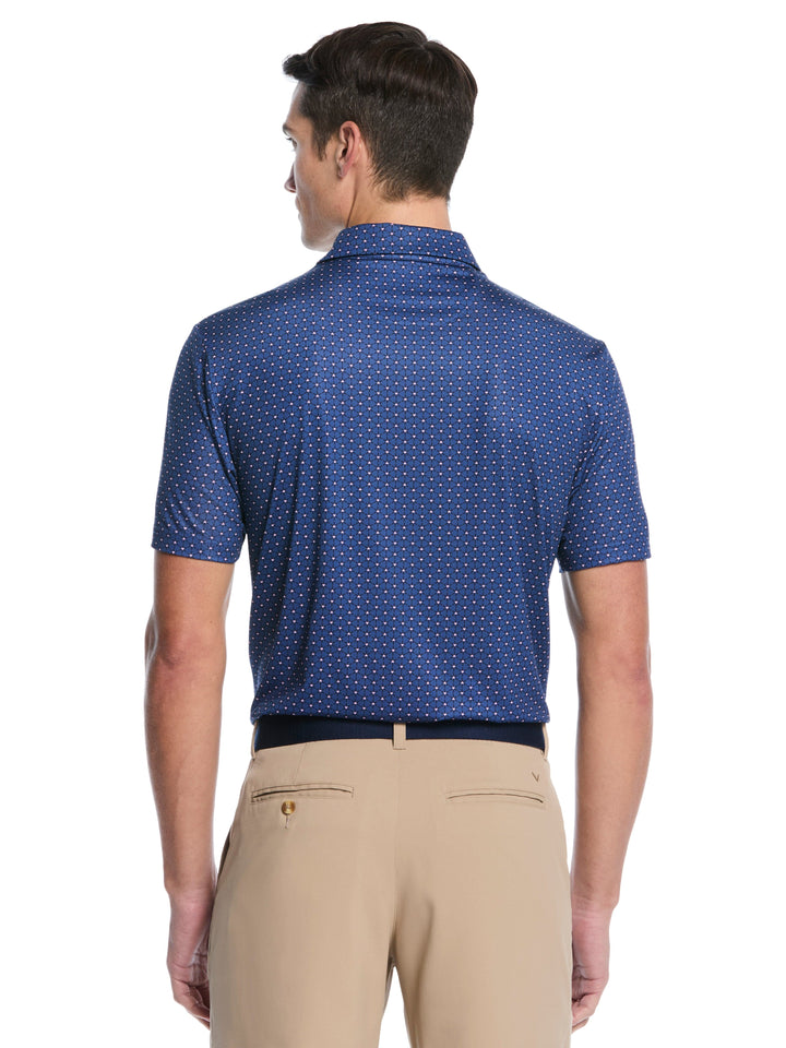 Men's Regimental V-Day Print Polo