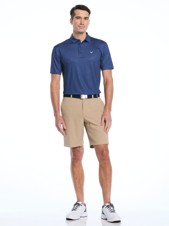 Men's Regimental V-Day Print Polo