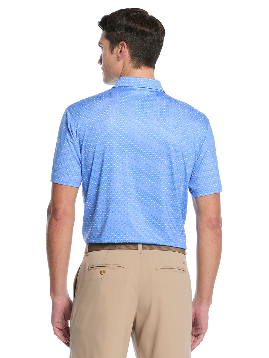 Men's Regimental V-Day Print Polo