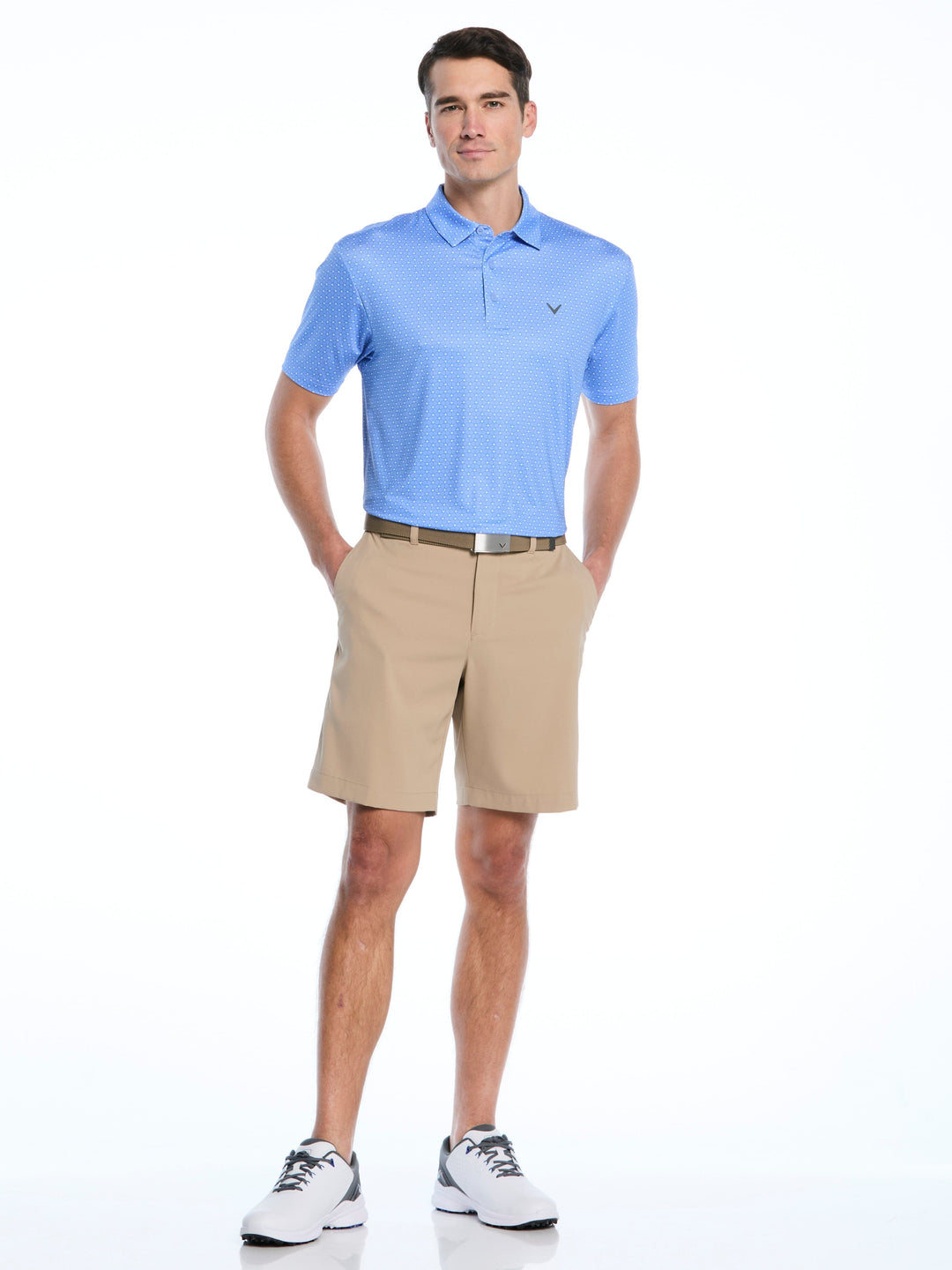 Men's Regimental V-Day Print Polo