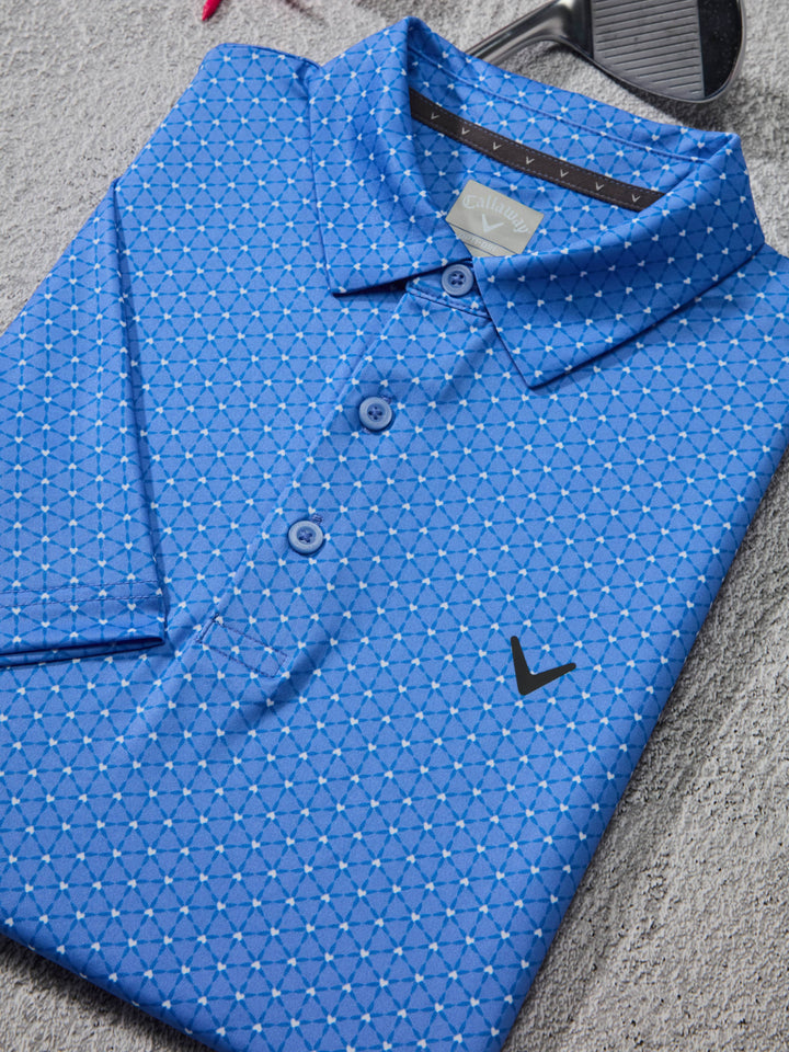 Men's Regimental V-Day Print Polo