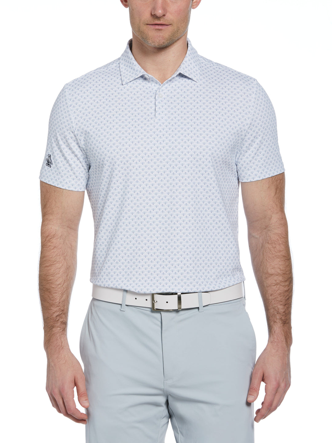 Men's Retro Geo Print Golf Polo – Golf Apparel Shop