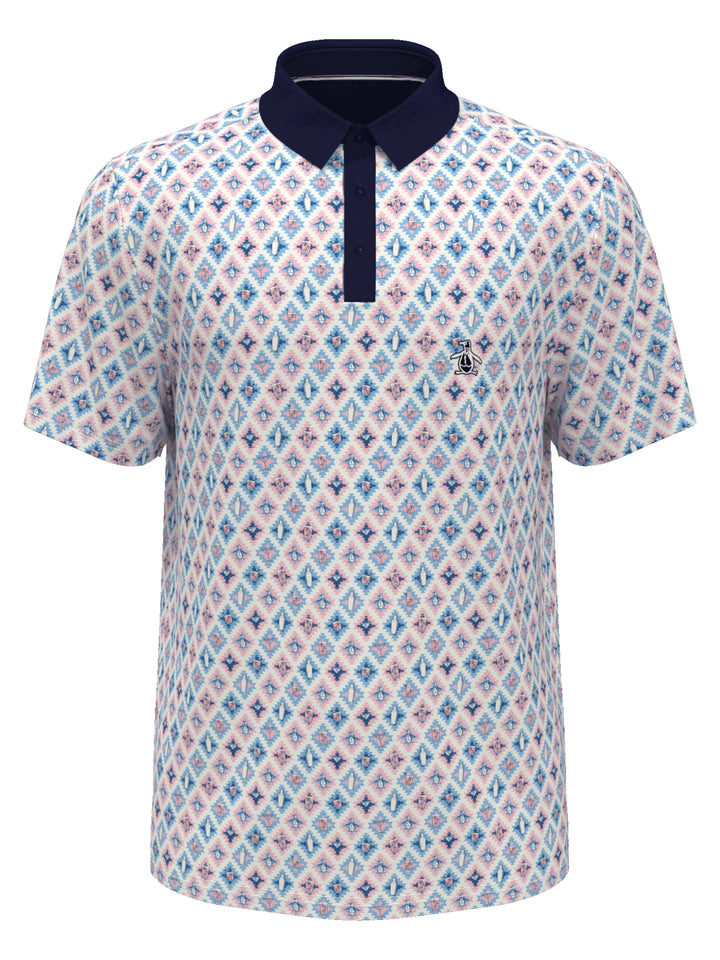 SHORT SLEEVE ALL-OVER ATOMIC COCKTAIL PRINT (Black Iris) 