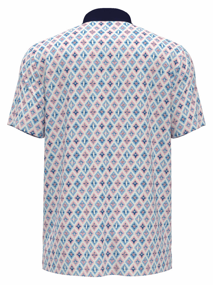 SHORT SLEEVE ALL-OVER ATOMIC COCKTAIL PRINT (Black Iris) 