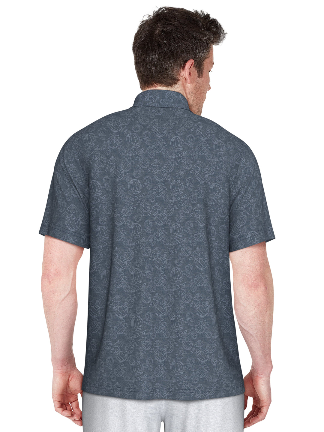 Short Sleeve Coconut Water Polo  (Insignia Bl Htr) 