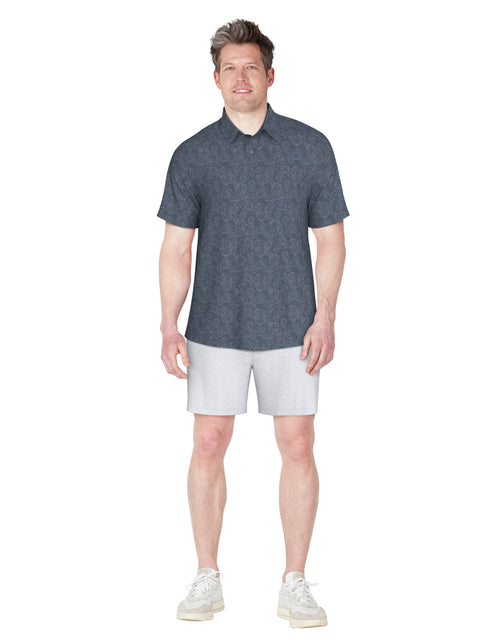 Short Sleeve Coconut Water Polo  (Insignia Bl Htr) 