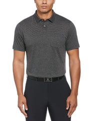 Men's Short Sleeve Fine Line Eco Polo With Pocket