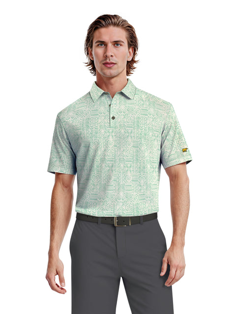 Men's Short Sleeve Printed Polo