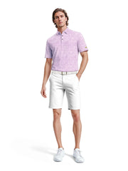Men's Short Sleeve Printed Polo