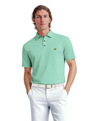 Men's Short Sleeve Solid Texture Polo