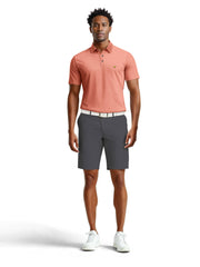 Men's Short Sleeve Solid Texture Polo