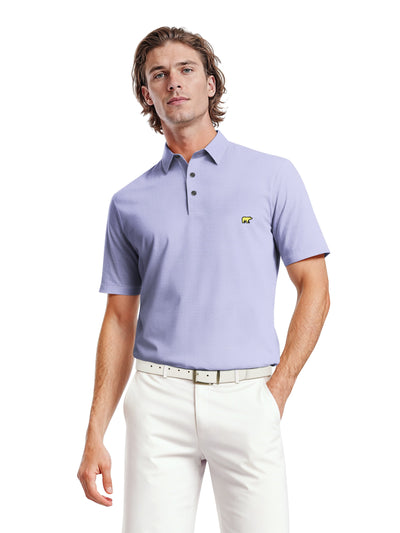 Men's Short Sleeve Solid Texture Polo