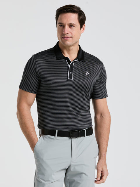Men's Short Sleeve Stripe Polo
