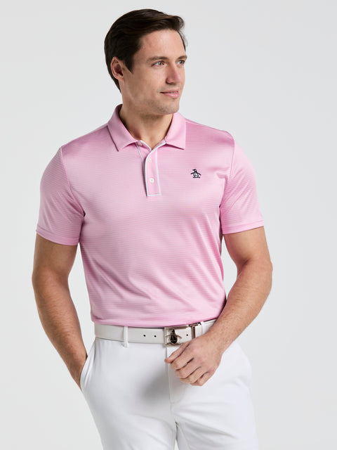 Men's Short Sleeve Stripe Polo