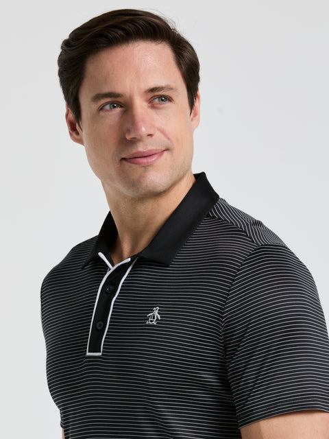 Men's Short Sleeve Stripe Polo