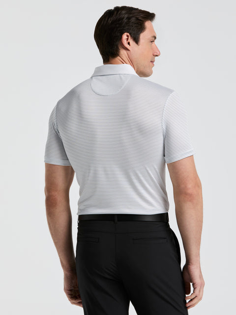 Men's Short Sleeve Stripe Polo