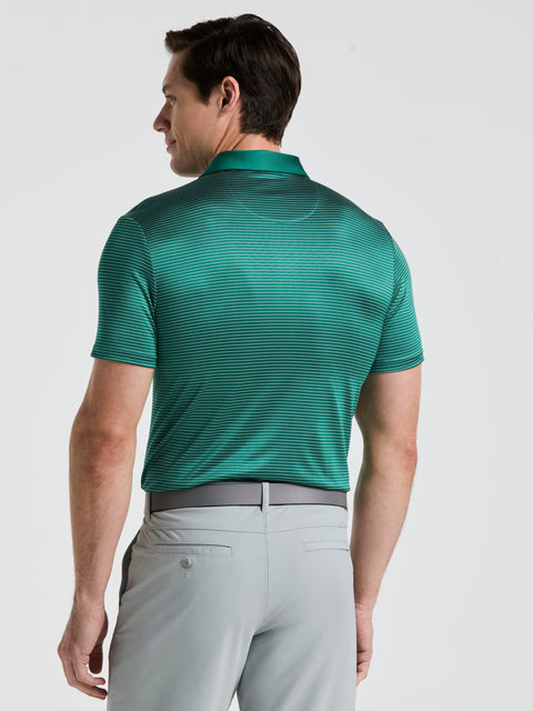 Men's Short Sleeve Stripe Polo