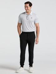 Men's Short Sleeve Stripe Polo