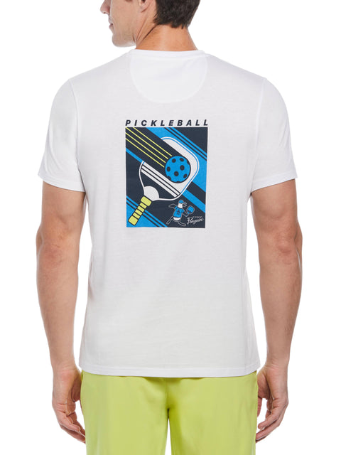 Short Sleeve Trademark Pickleball Graph Tee (Bright White) 
