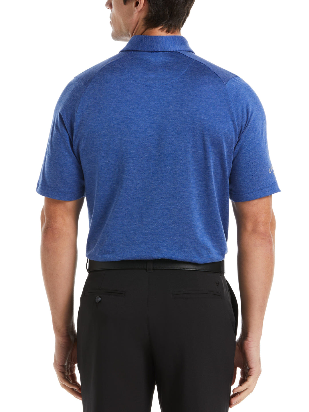 Soft Touch Color Block Golf Polo (Mazarine Bl Htr) 