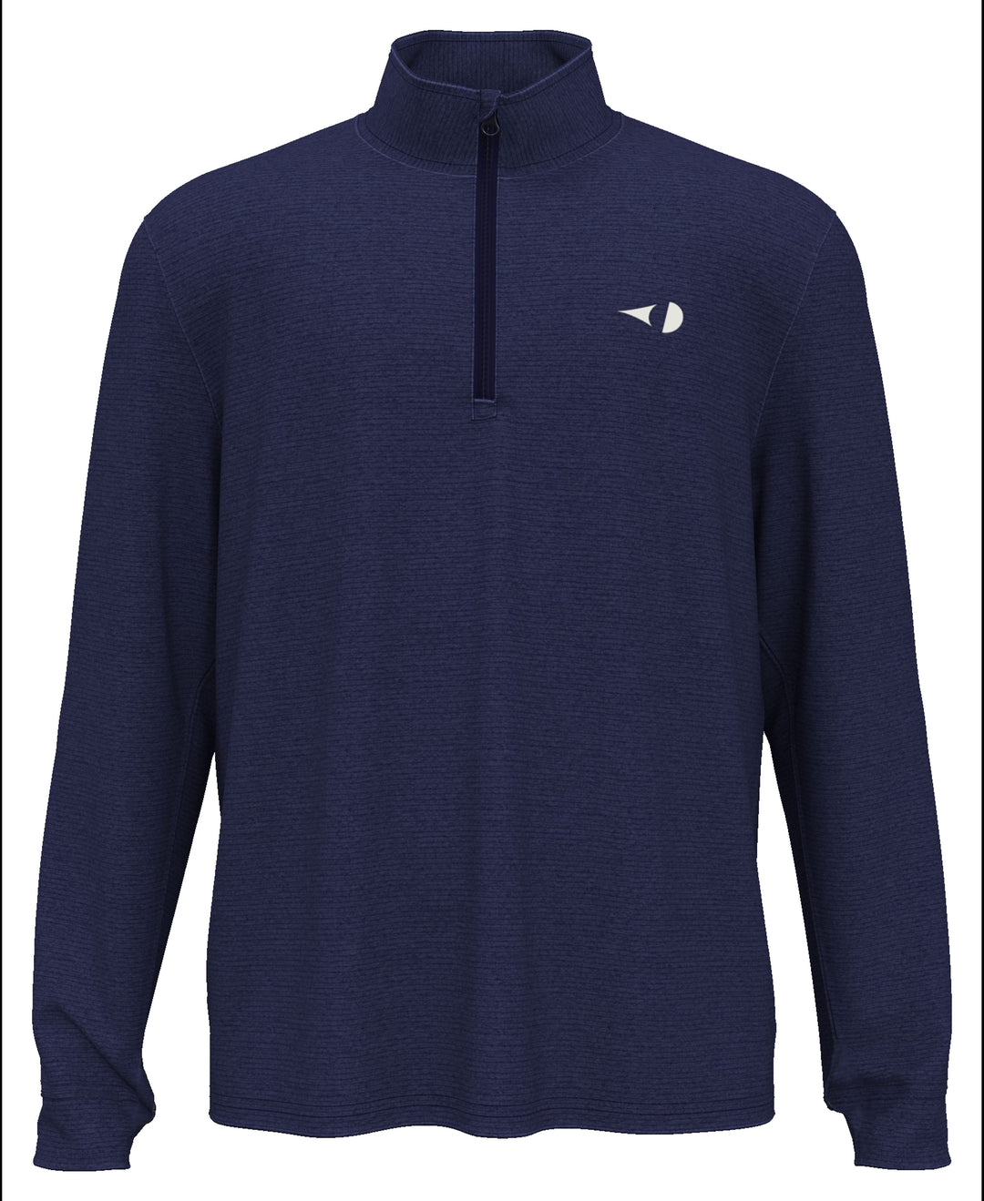 Solar 1/4 Zip Tennis Shirt (Peacoat Htr) 