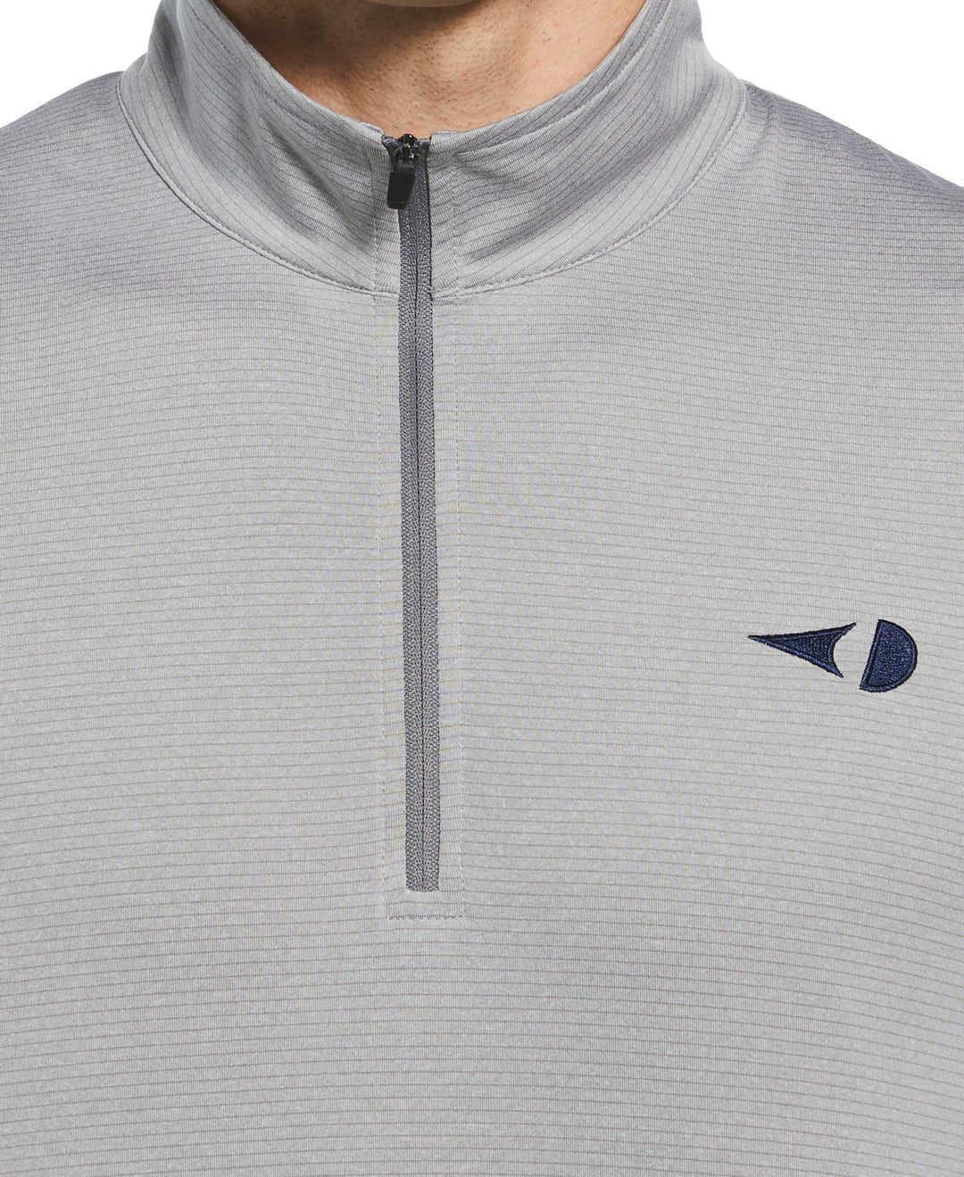 Solar 1/4 Zip Tennis Shirt (Light Grey Htr) 