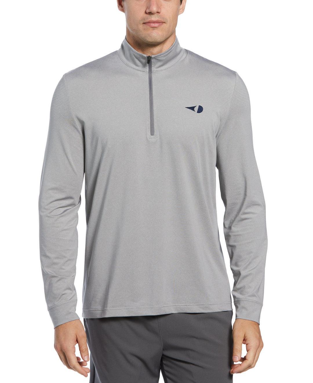 Solar 1/4 Zip Tennis Shirt (Light Grey Htr) 