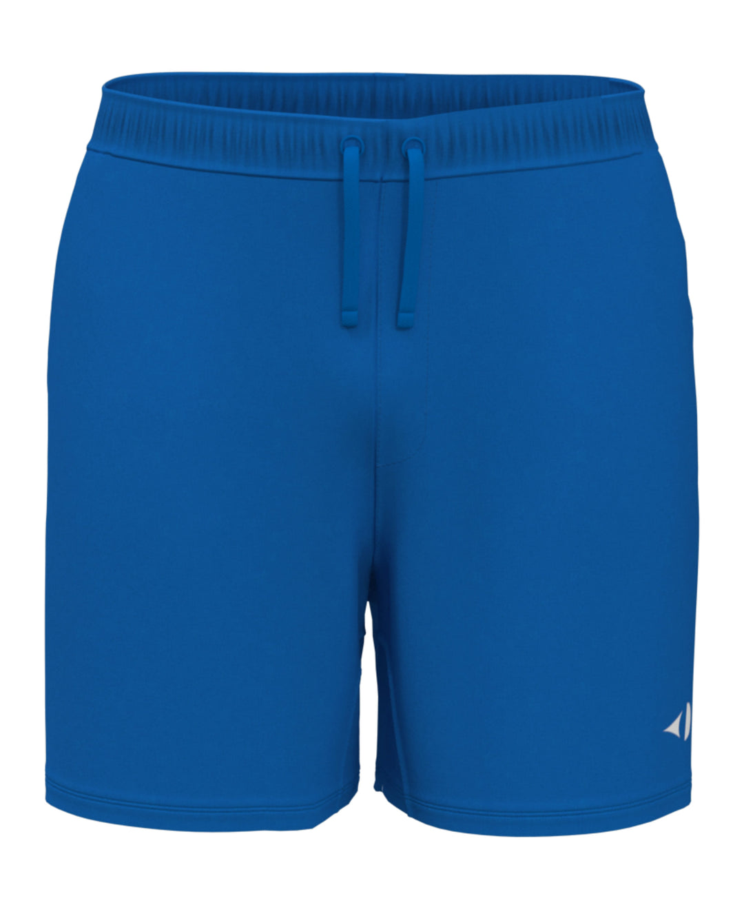 Solid Athletic Tennis Short with Drawstring (Electric Bl Lemonade) 