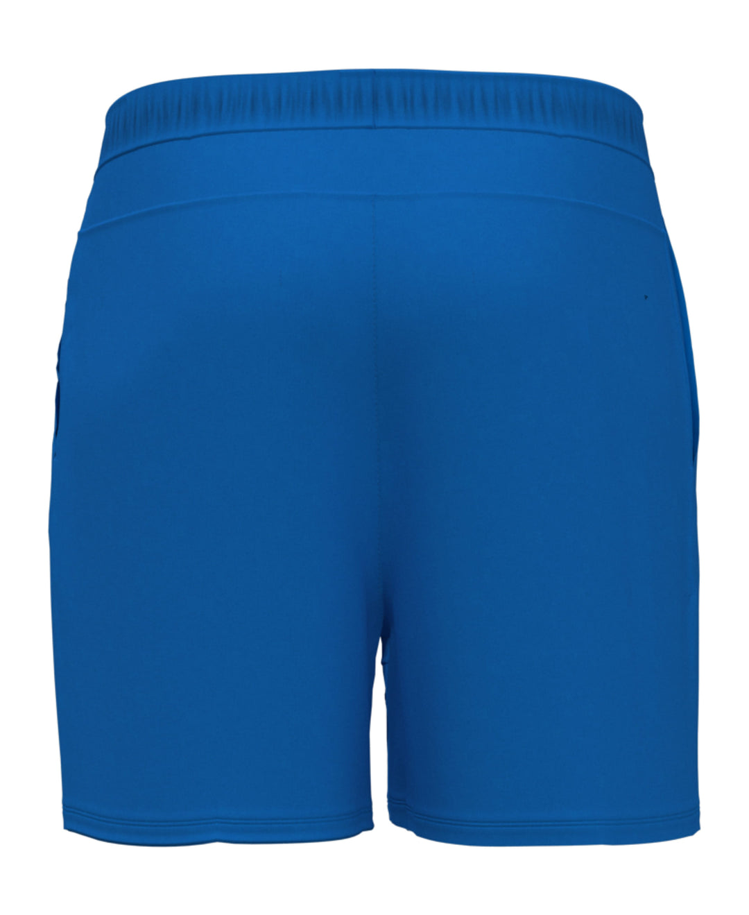 Solid Athletic Tennis Short with Drawstring (Electric Bl Lemonade) 