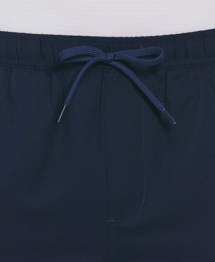 Solid Athletic Tennis Short with Drawstring (Peacoat) 