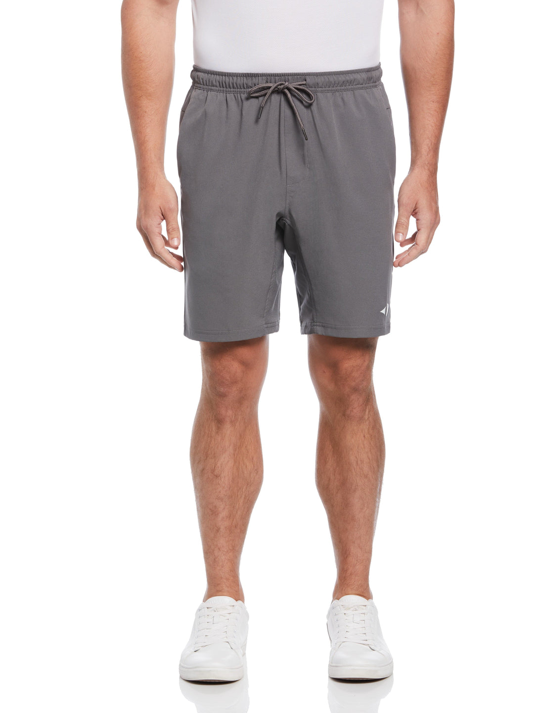 Men's Solid Athletic Tennis Short with Drawstring