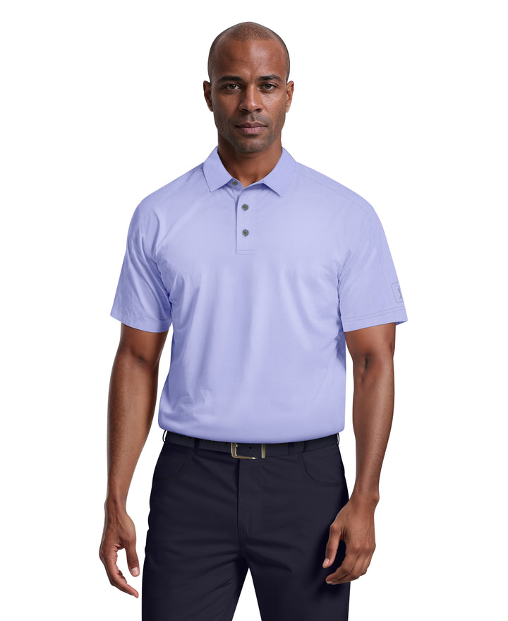 Solid Cooling Texture Golf Polo (Hydrangea) 
