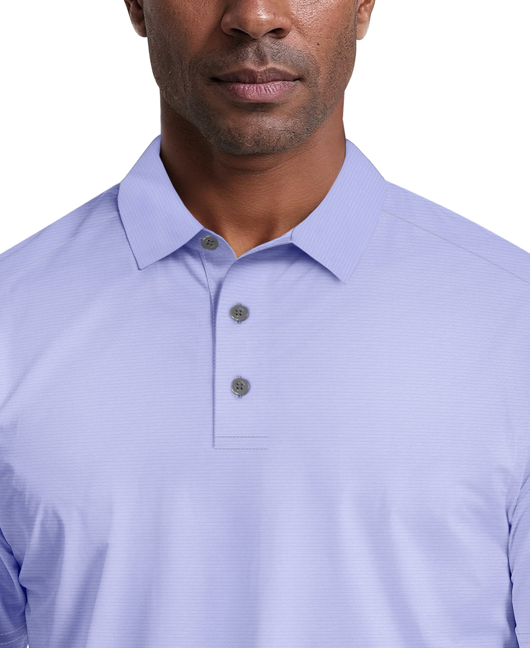 Solid Cooling Texture Golf Polo (Hydrangea) 