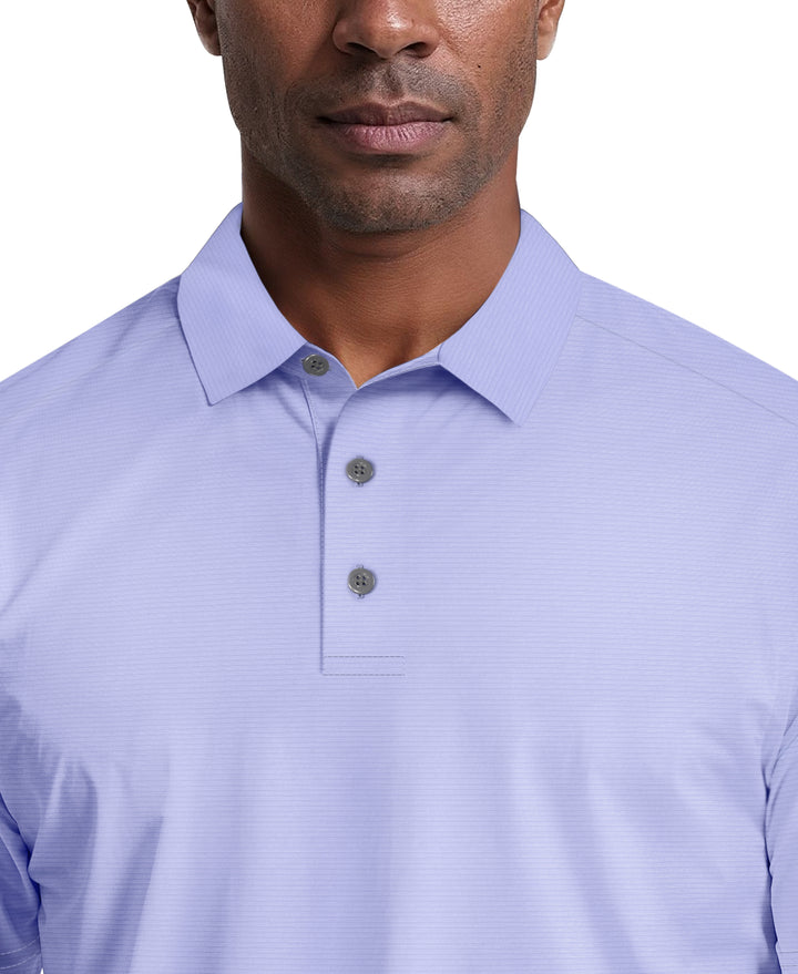 Solid Cooling Texture Golf Polo (Hydrangea) 
