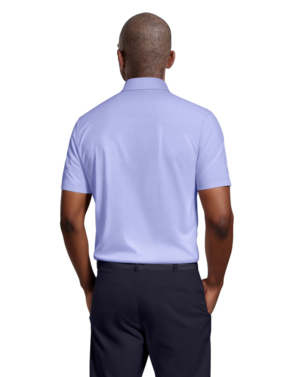 Solid Cooling Texture Golf Polo (Hydrangea) 