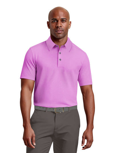 Men's Solid Cooling Texture Polo