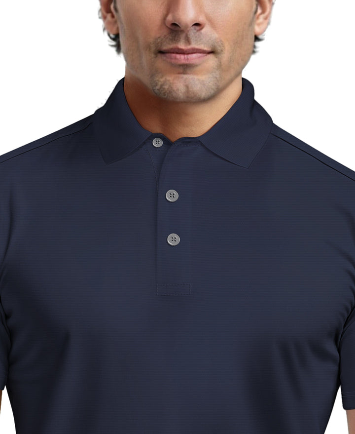 Solid Cooling Texture Polo (Peacoat) 
