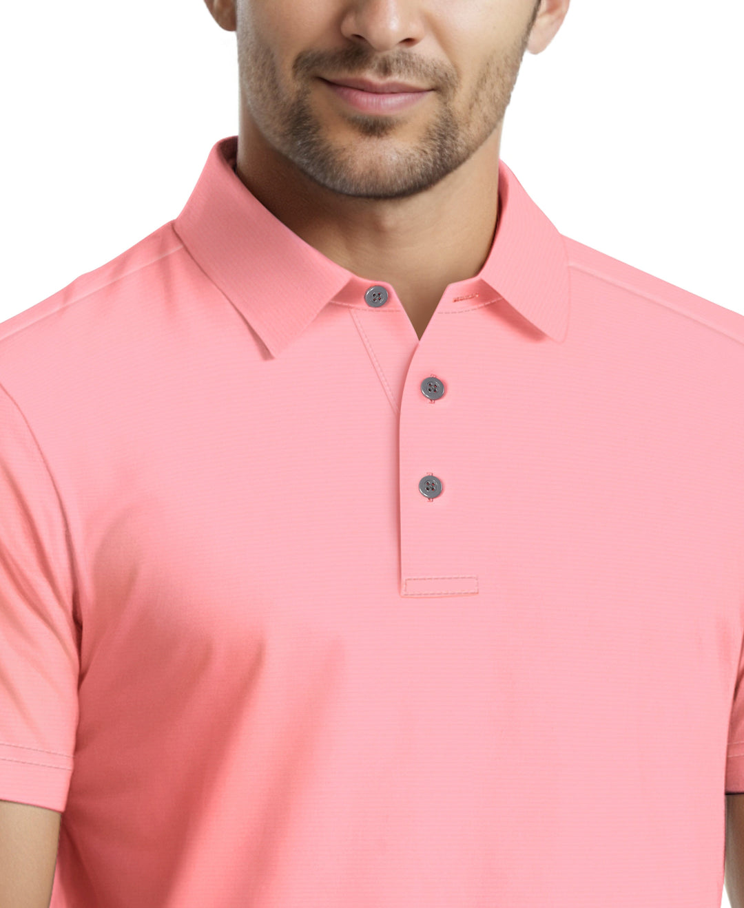 Solid Cooling Texture Polo (Plumeria) 