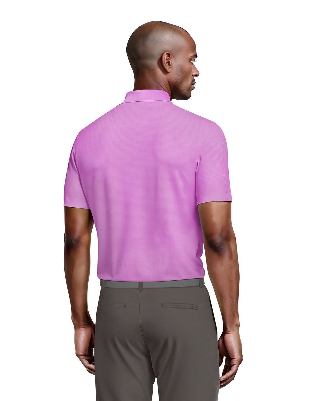 Solid Cooling Texture Polo (Iris Orchid) 
