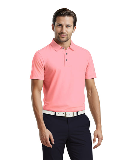 Men's Solid Cooling Texture Polo