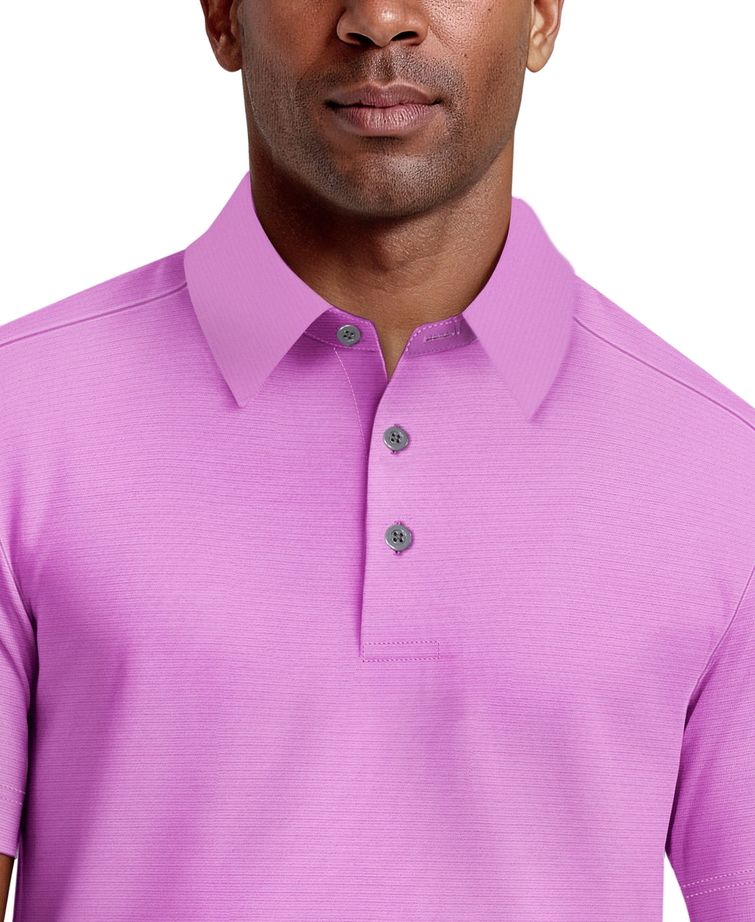 Solid Cooling Texture Polo (Iris Orchid) 