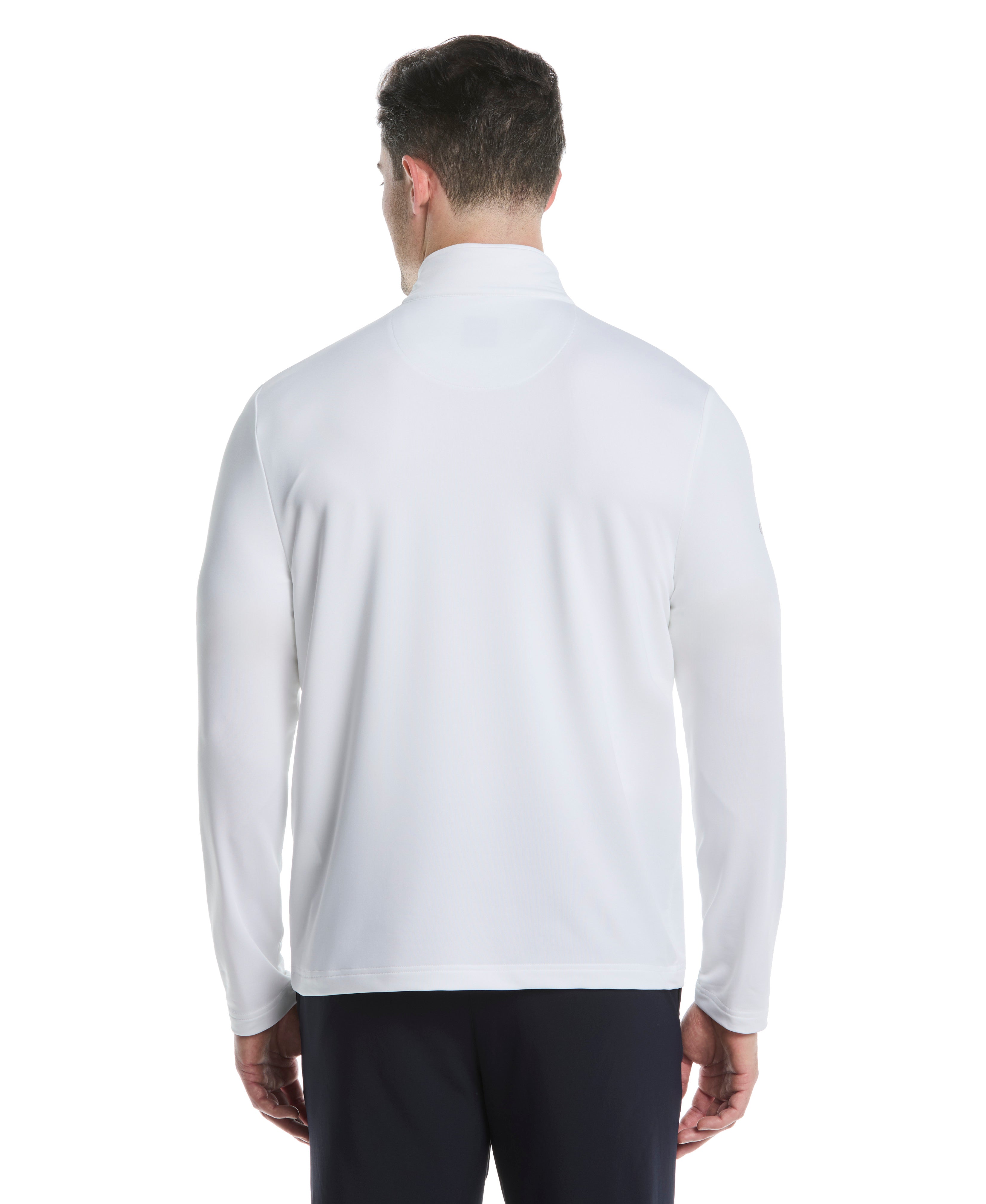 Men's Solid Sun Protection Quarter Zip Golf Pullover – Golf
