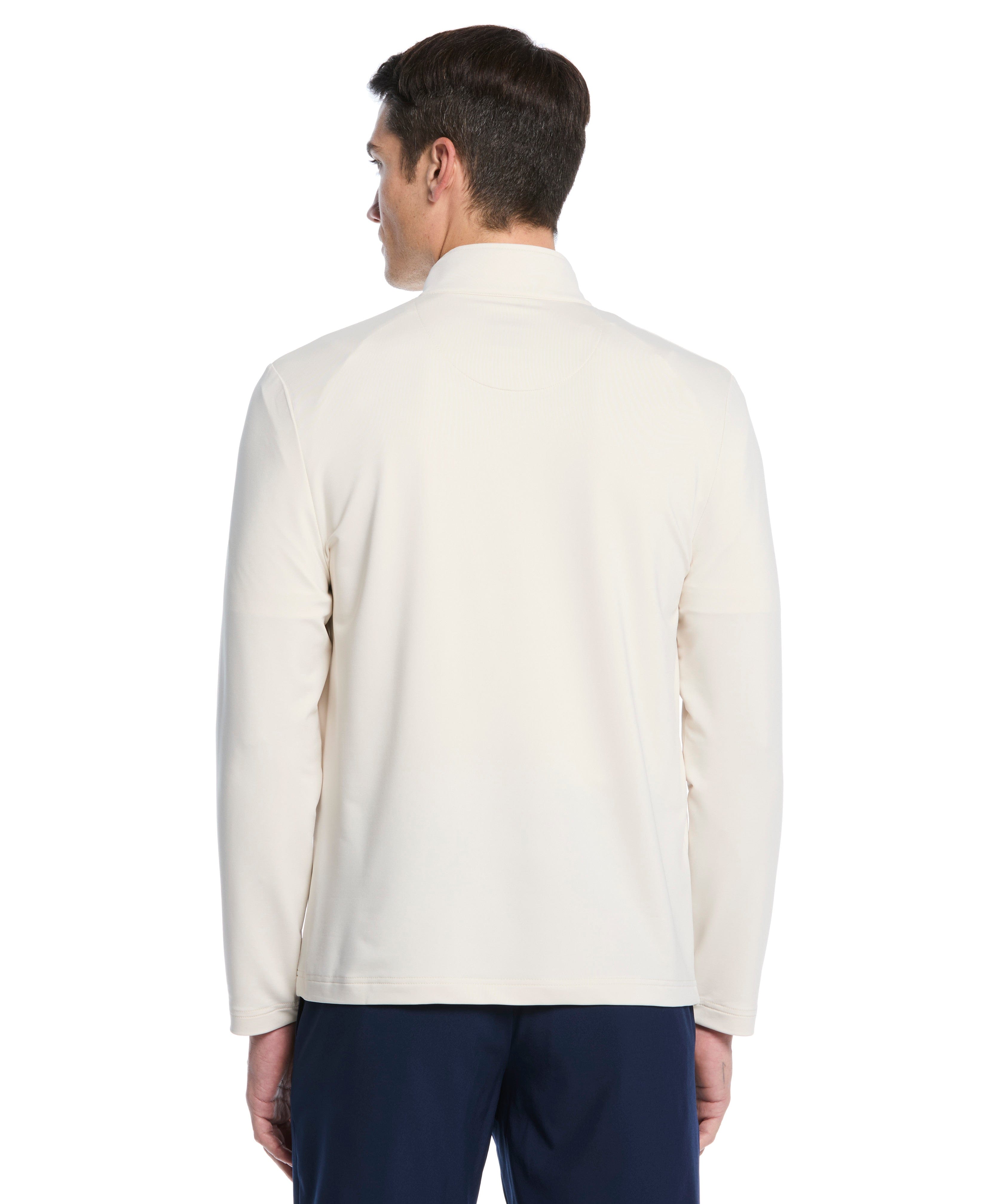 Men's Solid Sun Protection Quarter Zip Golf Pullover – Golf