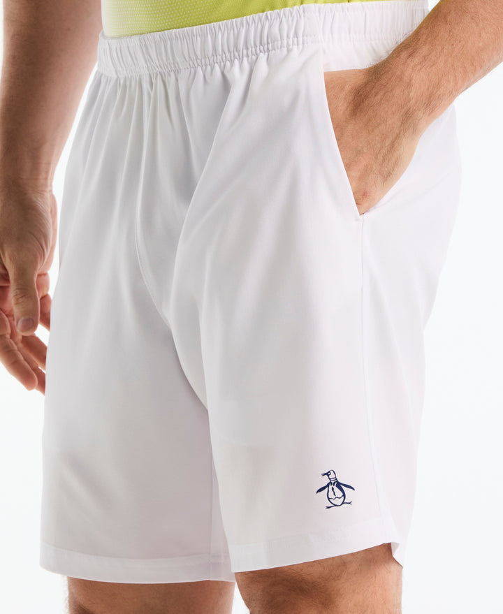 Men's Solid Tennis Shorts | 8" Inseam