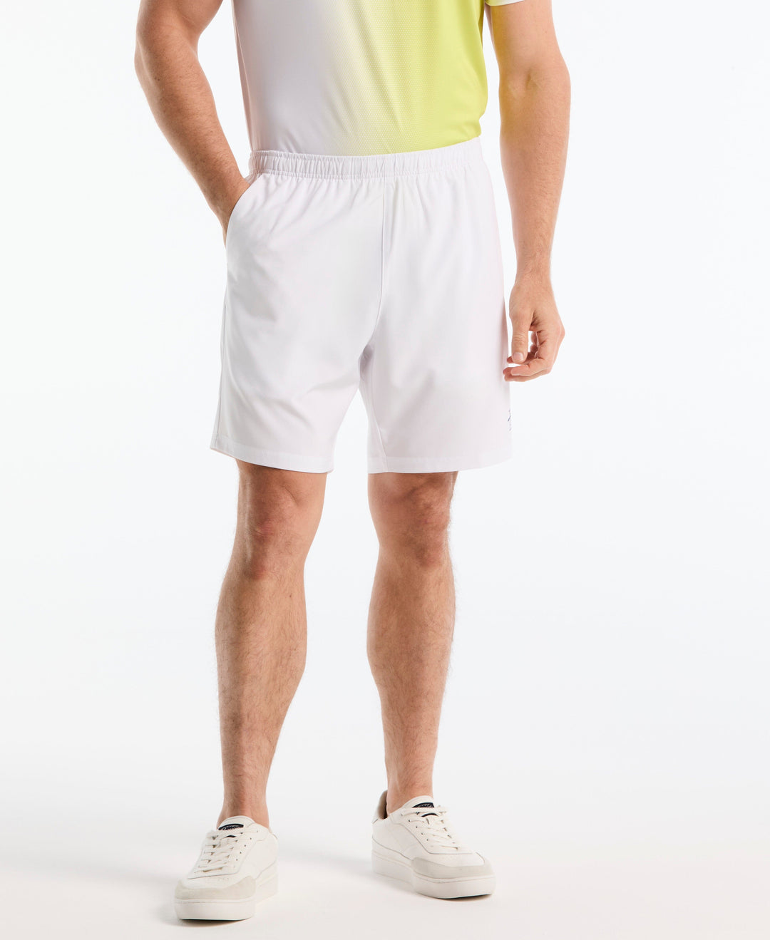 Men's Solid Tennis Shorts | 8" Inseam