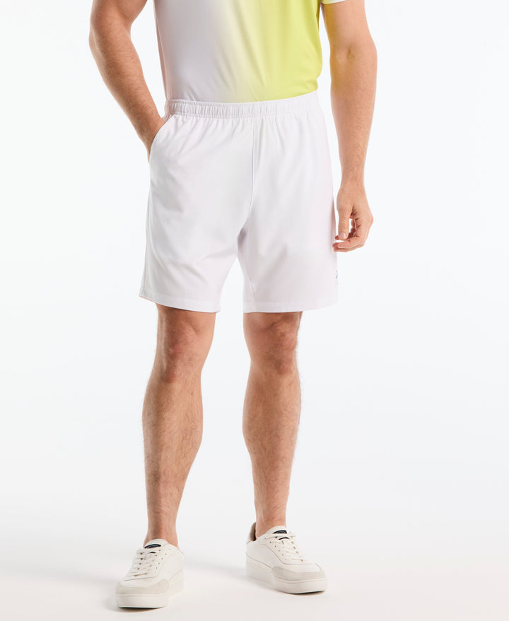 Men's Solid Tennis Shorts | 8" Inseam