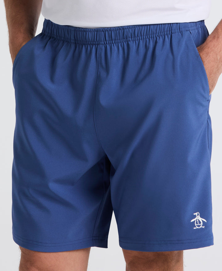 Men's Solid Tennis Shorts | 8" Inseam