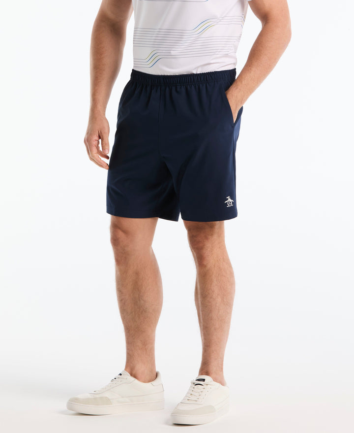 Men's Solid Tennis Shorts | 8" Inseam