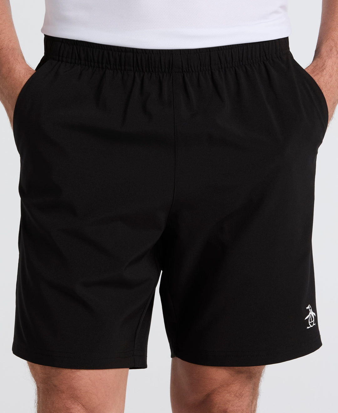 Solid Tennis Shorts (Caviar) 